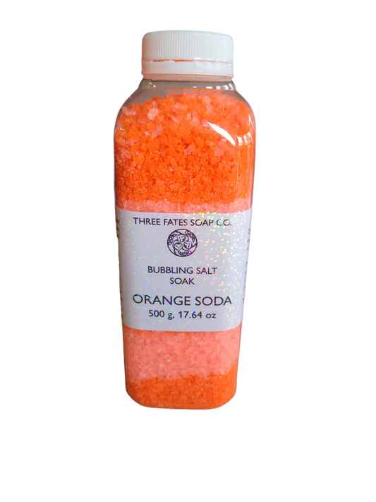 Orange Soda Bubbly Salt Soak