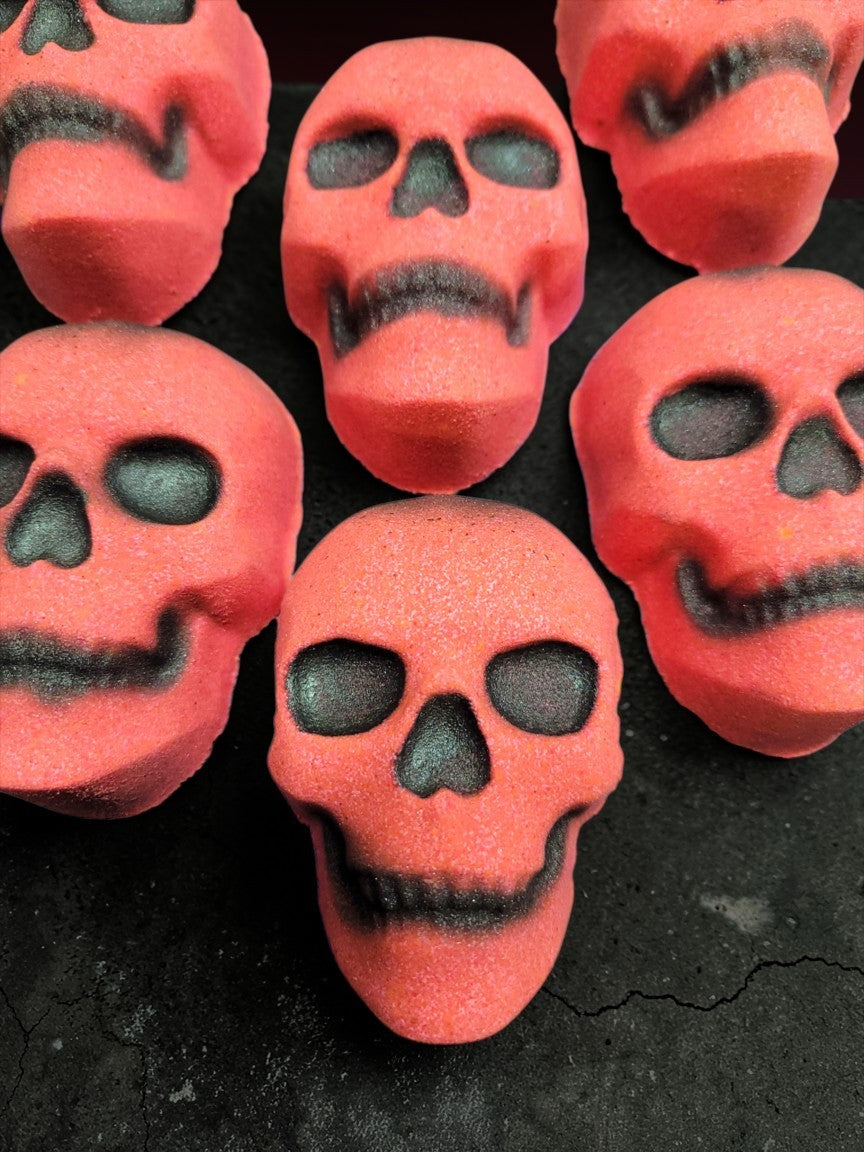Magenta Skull Bath Bomb